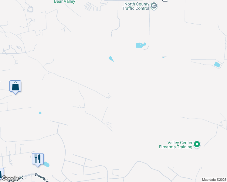 map of restaurants, bars, coffee shops, grocery stores, and more near 14174 Sun Rocks Drive in Valley Center