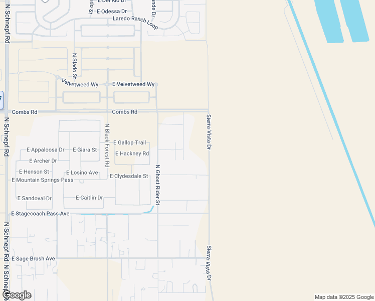 map of restaurants, bars, coffee shops, grocery stores, and more near 37243 North Ashton Lane in San Tan Valley