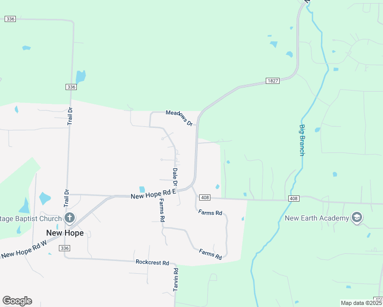 map of restaurants, bars, coffee shops, grocery stores, and more near 621 New Hope Road East in McKinney