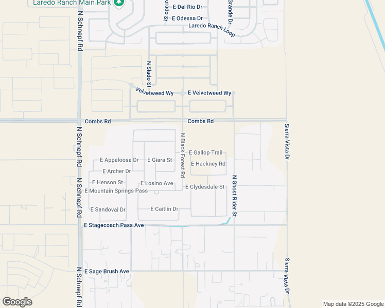 map of restaurants, bars, coffee shops, grocery stores, and more near 4372 East Hackney Road in San Tan Valley