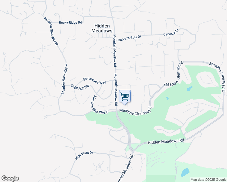 map of restaurants, bars, coffee shops, grocery stores, and more near 10209 Sage Hill Way in Escondido