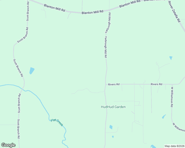map of restaurants, bars, coffee shops, grocery stores, and more near 364 Yarbrough Mill Road in Williamson