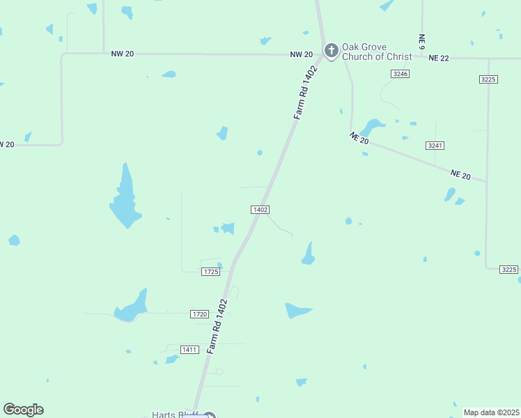 map of restaurants, bars, coffee shops, grocery stores, and more near 4562 Farm Road 1402 in Mount Pleasant