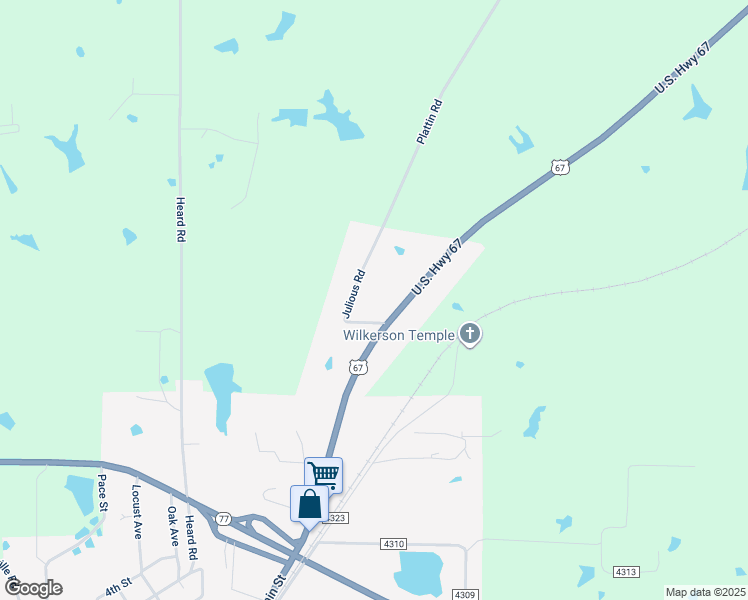 map of restaurants, bars, coffee shops, grocery stores, and more near 1940 County Road 3340 in Omaha