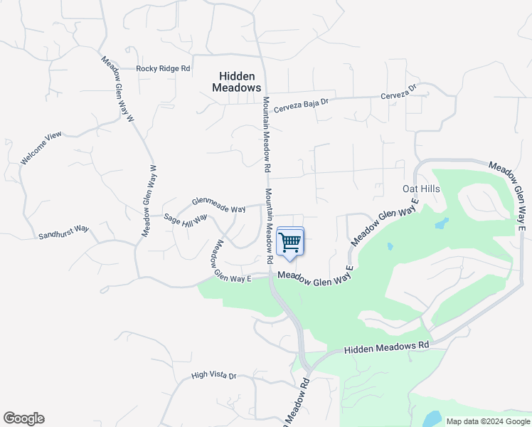 map of restaurants, bars, coffee shops, grocery stores, and more near 10231 Sage Hill Way in Escondido