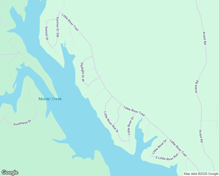 map of restaurants, bars, coffee shops, grocery stores, and more near 242 Little River Trail in Eatonton