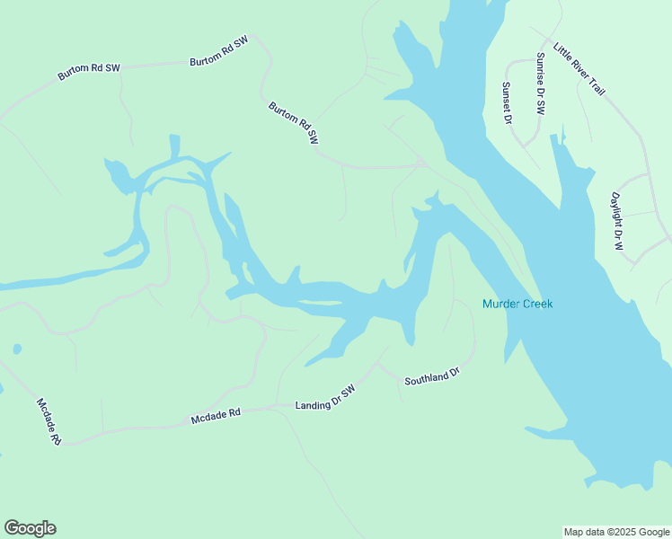 map of restaurants, bars, coffee shops, grocery stores, and more near 224 Burtom Road Southwest in Eatonton