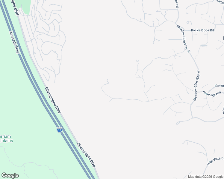 map of restaurants, bars, coffee shops, grocery stores, and more near 28751 Sandhurst Way in Escondido