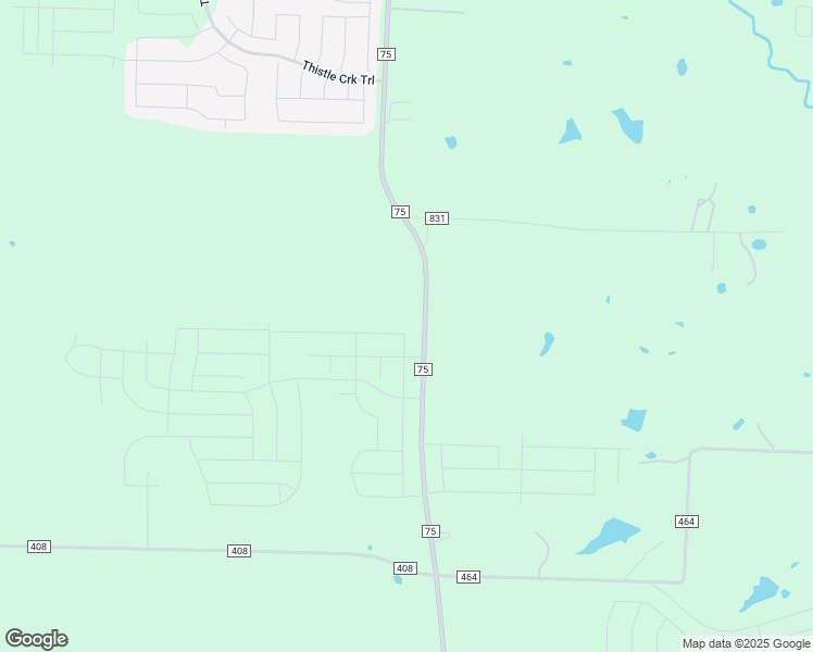 map of restaurants, bars, coffee shops, grocery stores, and more near 3350 Farm to Market Road 75 in Princeton