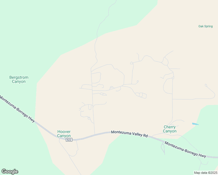 map of restaurants, bars, coffee shops, grocery stores, and more near 35860 Old Saddle Road in Warner Springs