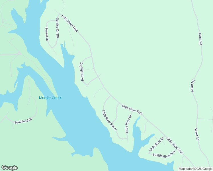 map of restaurants, bars, coffee shops, grocery stores, and more near 242 Little River Trail in Eatonton