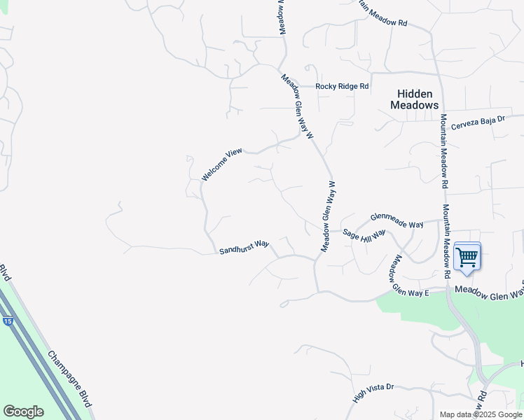 map of restaurants, bars, coffee shops, grocery stores, and more near 13 Sage Hill Way in Escondido
