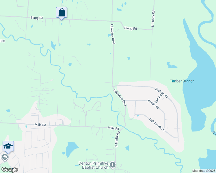map of restaurants, bars, coffee shops, grocery stores, and more near Draught Horse in Denton