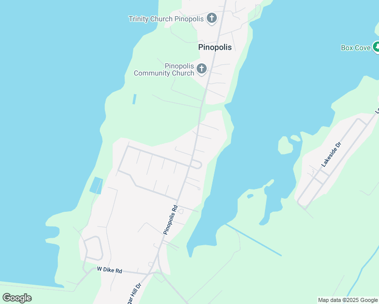 map of restaurants, bars, coffee shops, grocery stores, and more near Maple Circle in Moncks Corner