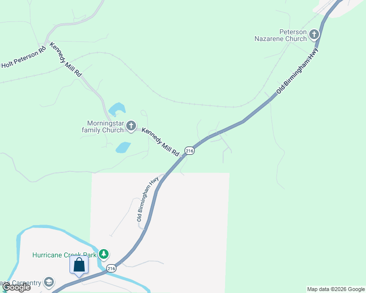 map of restaurants, bars, coffee shops, grocery stores, and more near 723 Kennedy Mill Road in Tuscaloosa