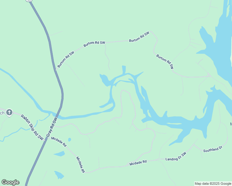 map of restaurants, bars, coffee shops, grocery stores, and more near 237 Twilight Shores Road in Eatonton