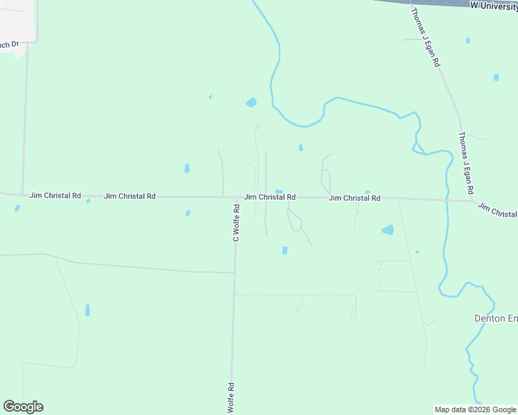 map of restaurants, bars, coffee shops, grocery stores, and more near 9861 Jim Christal Road in Krum