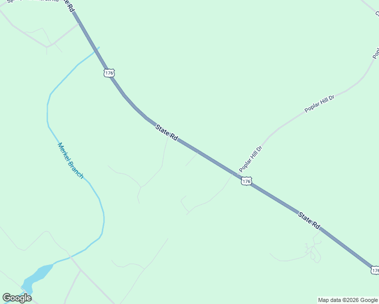 map of restaurants, bars, coffee shops, grocery stores, and more near 406 Fairwoods Lane in Ridgeville