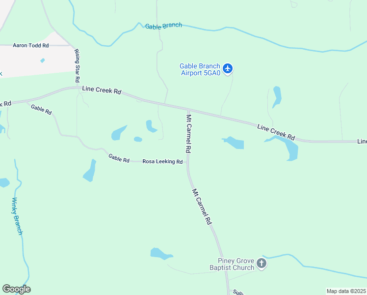 map of restaurants, bars, coffee shops, grocery stores, and more near 102 Carmel Road in Senoia