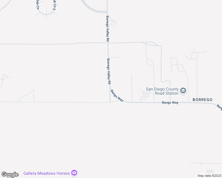 map of restaurants, bars, coffee shops, grocery stores, and more near Rango Way in Borrego Springs