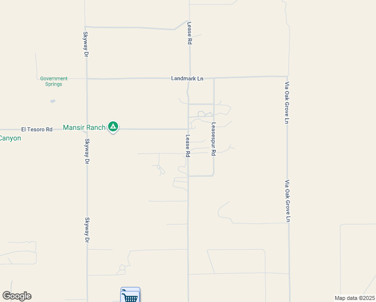 map of restaurants, bars, coffee shops, grocery stores, and more near Lease Road in San Diego County