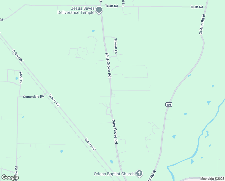 map of restaurants, bars, coffee shops, grocery stores, and more near 950 Pine Grove Road in Sylacauga