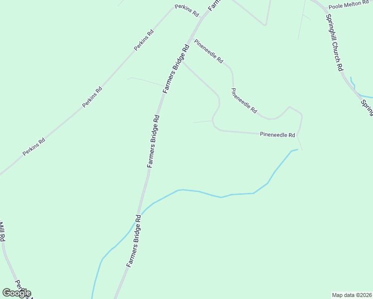 map of restaurants, bars, coffee shops, grocery stores, and more near 2501 Pinetop Court in Hephzibah