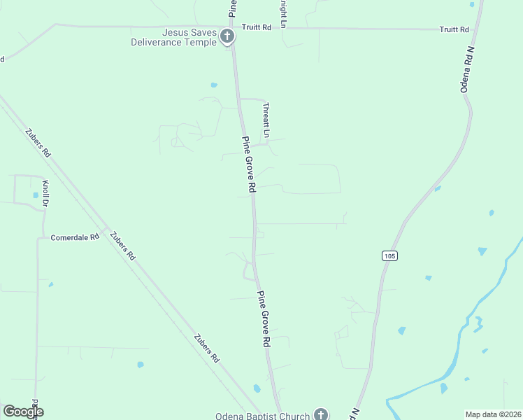 map of restaurants, bars, coffee shops, grocery stores, and more near 950 Pine Grove Road in Sylacauga