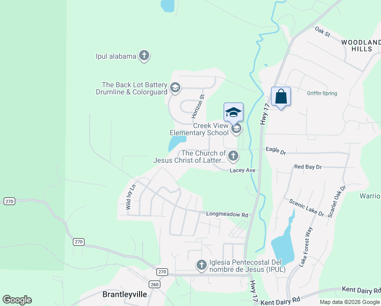 map of restaurants, bars, coffee shops, grocery stores, and more near 475 Heathersage Road in Alabaster