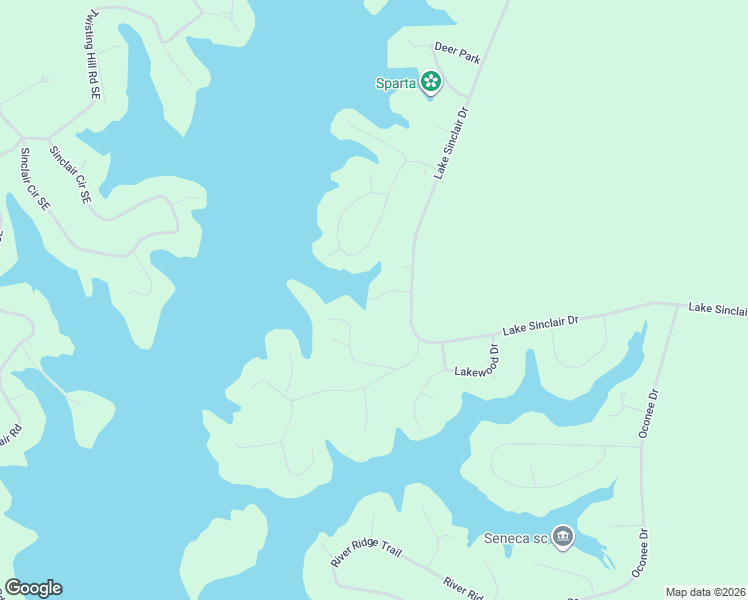 map of restaurants, bars, coffee shops, grocery stores, and more near 64 Bay Point in Sparta