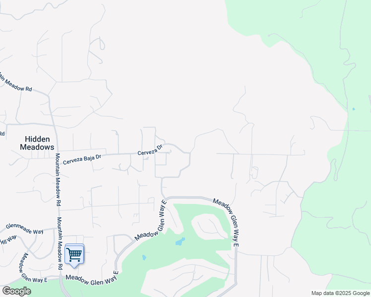 map of restaurants, bars, coffee shops, grocery stores, and more near 28410 Faircrest Way in Escondido