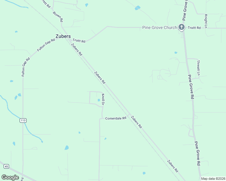 map of restaurants, bars, coffee shops, grocery stores, and more near 1320 Zubers Road in Sylacauga