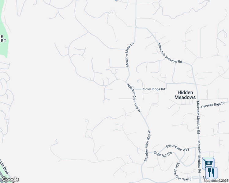 map of restaurants, bars, coffee shops, grocery stores, and more near 28889 Anderson Court in Escondido