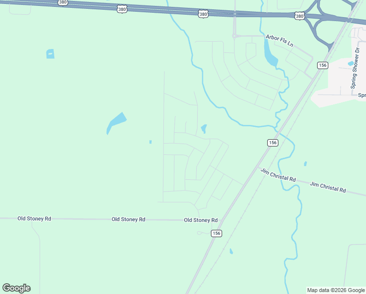map of restaurants, bars, coffee shops, grocery stores, and more near 2250 Farm to Market Road 156 in Krum