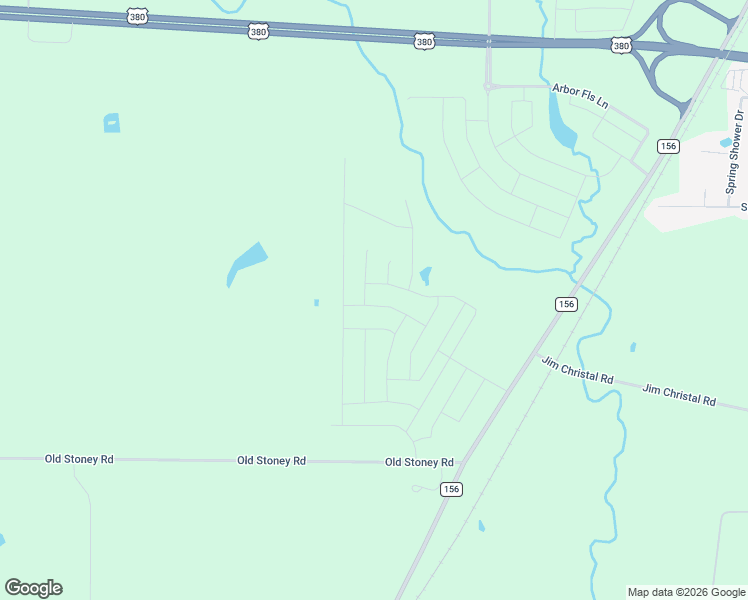 map of restaurants, bars, coffee shops, grocery stores, and more near 2250 Farm to Market Road 156 in Krum