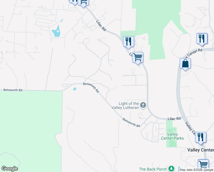 map of restaurants, bars, coffee shops, grocery stores, and more near 28382 Beija Flor in Valley Center