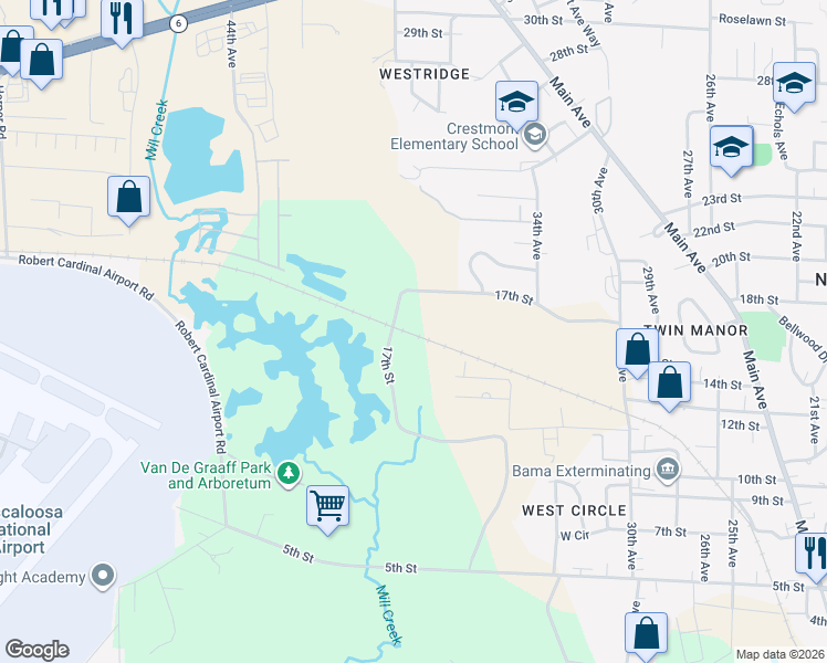 map of restaurants, bars, coffee shops, grocery stores, and more near in Northport