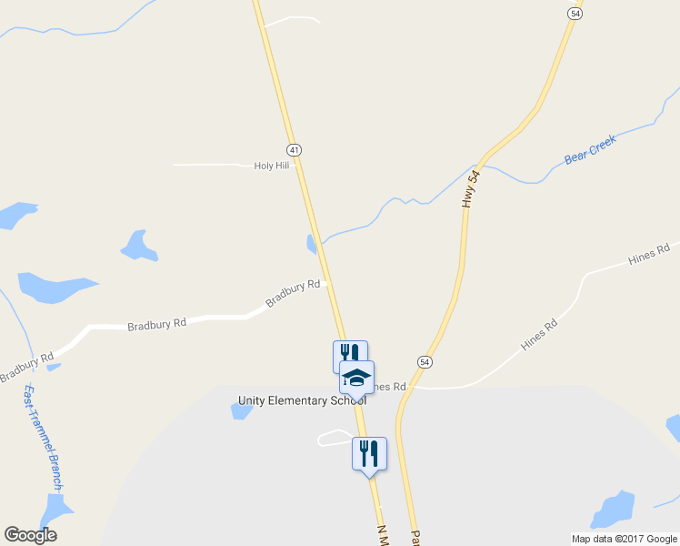 map of restaurants, bars, coffee shops, grocery stores, and more near 5170 South Highway 27 in Moreland
