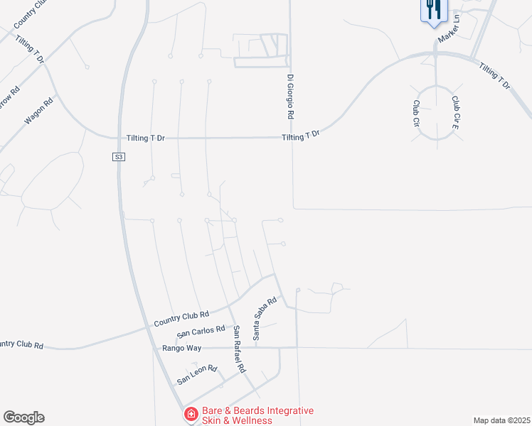 map of restaurants, bars, coffee shops, grocery stores, and more near Running M Road in Borrego Springs