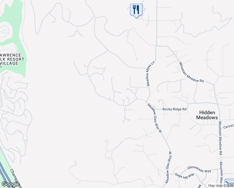 map of restaurants, bars, coffee shops, grocery stores, and more near 29157 Crystal Ridge Court in Escondido