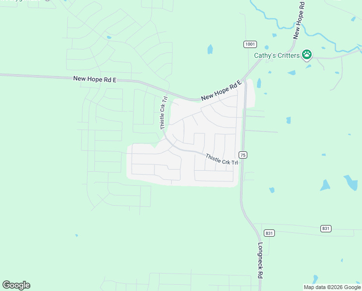 map of restaurants, bars, coffee shops, grocery stores, and more near 4568 FM in McKinney