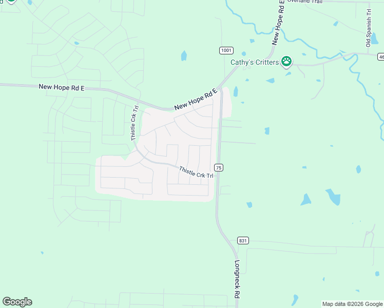 map of restaurants, bars, coffee shops, grocery stores, and more near 3952 Farm to Market Road 75 in Princeton