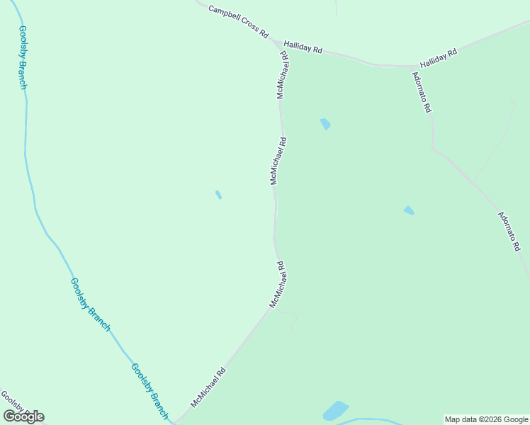 map of restaurants, bars, coffee shops, grocery stores, and more near 1161 McMichael Road in Monticello