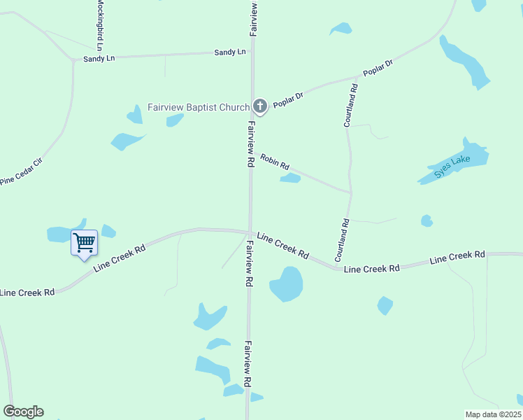 map of restaurants, bars, coffee shops, grocery stores, and more near 755 Fairview Road in Brooks