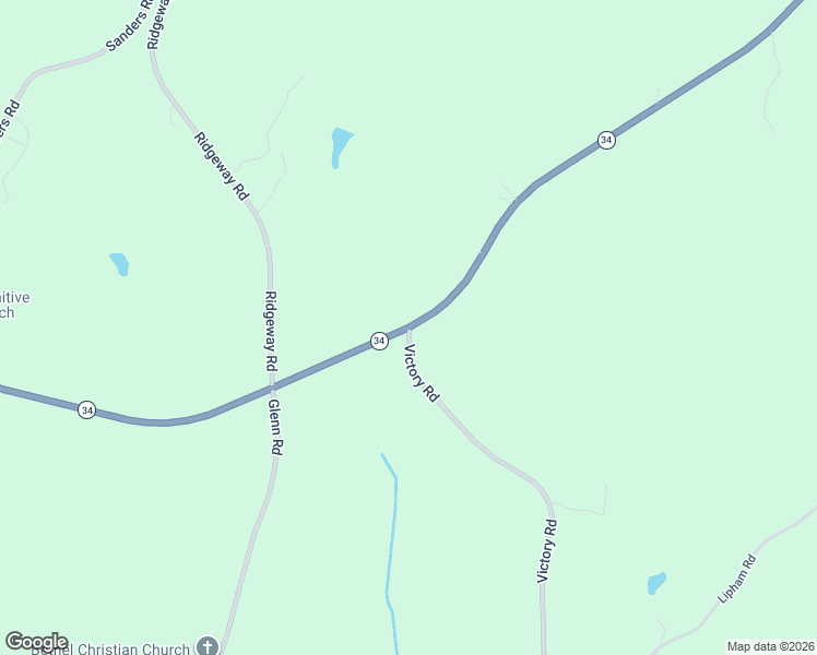 map of restaurants, bars, coffee shops, grocery stores, and more near 2865 Georgia 34 in Franklin