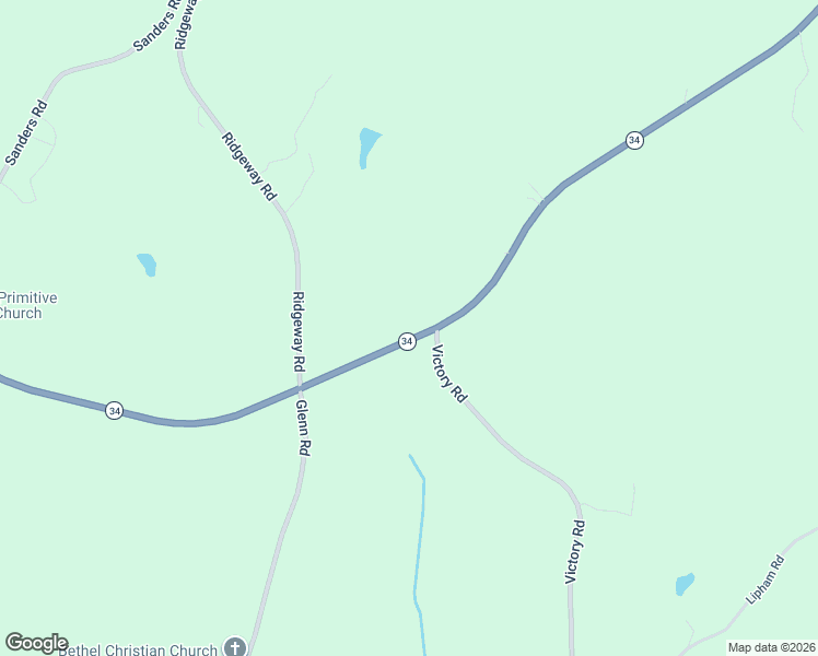 map of restaurants, bars, coffee shops, grocery stores, and more near 2865 Georgia 34 in Franklin