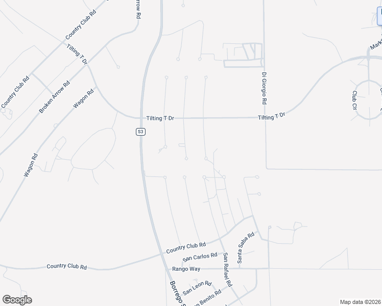 map of restaurants, bars, coffee shops, grocery stores, and more near 3277 Frying Pan Road in Borrego Springs