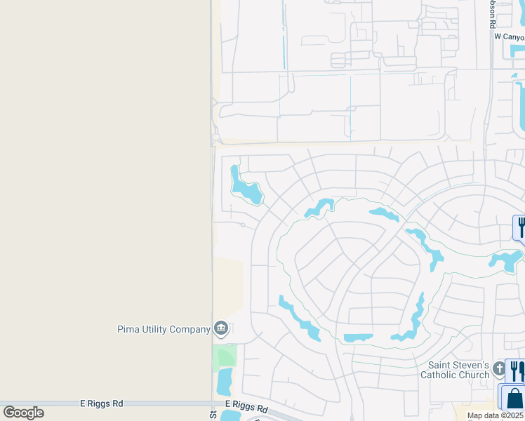 map of restaurants, bars, coffee shops, grocery stores, and more near 8934 East Diamond Drive in Sun Lakes
