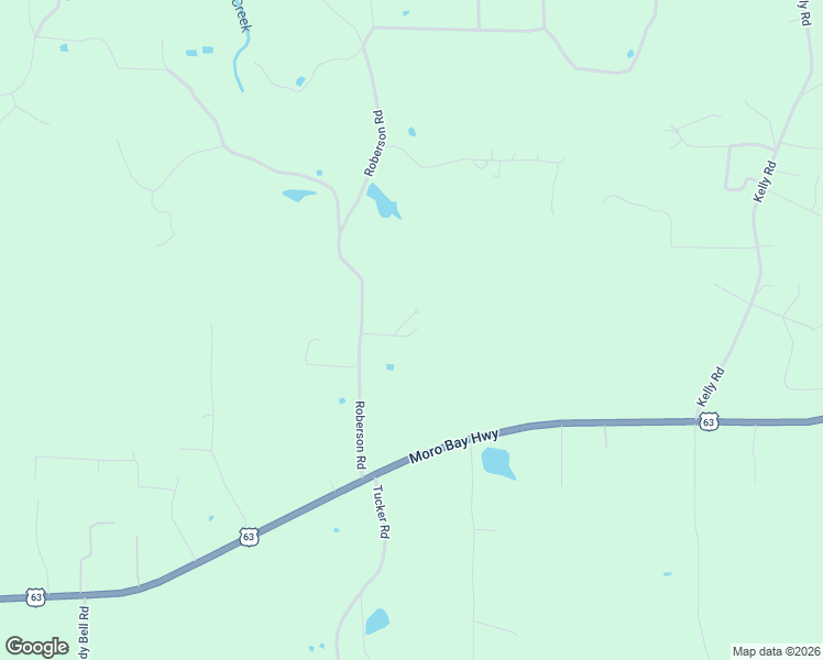 map of restaurants, bars, coffee shops, grocery stores, and more near 267 Roberson Road in El Dorado