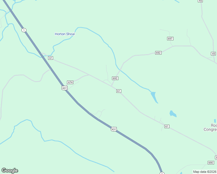 map of restaurants, bars, coffee shops, grocery stores, and more near 3939 County Road 61 in Roanoke